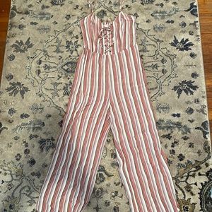 American Eagle Stripey Jumpsuit